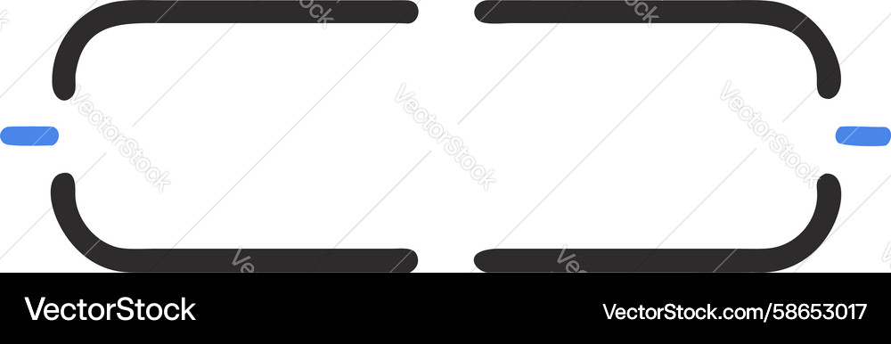 Rounded Frame Element Vector Image