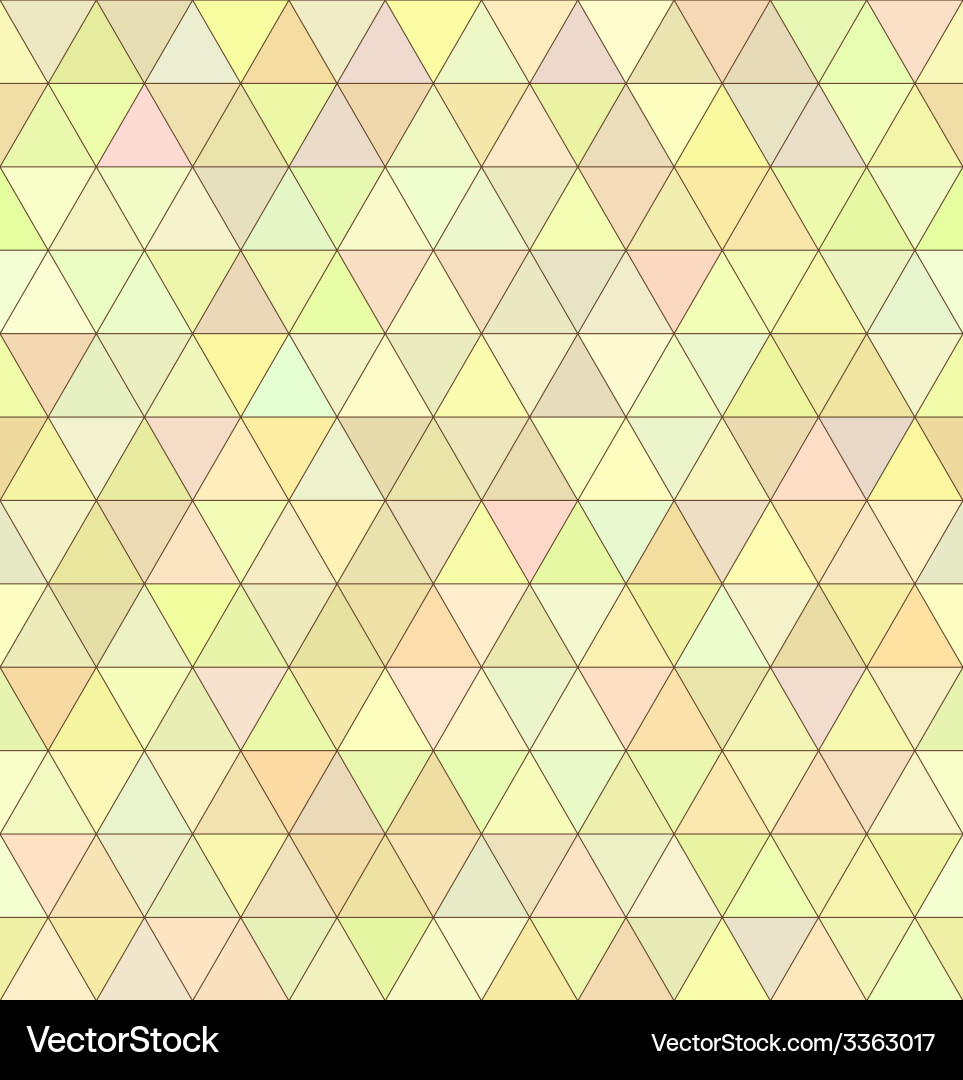 Seamless geometry pastel triangular pattern Vector Image