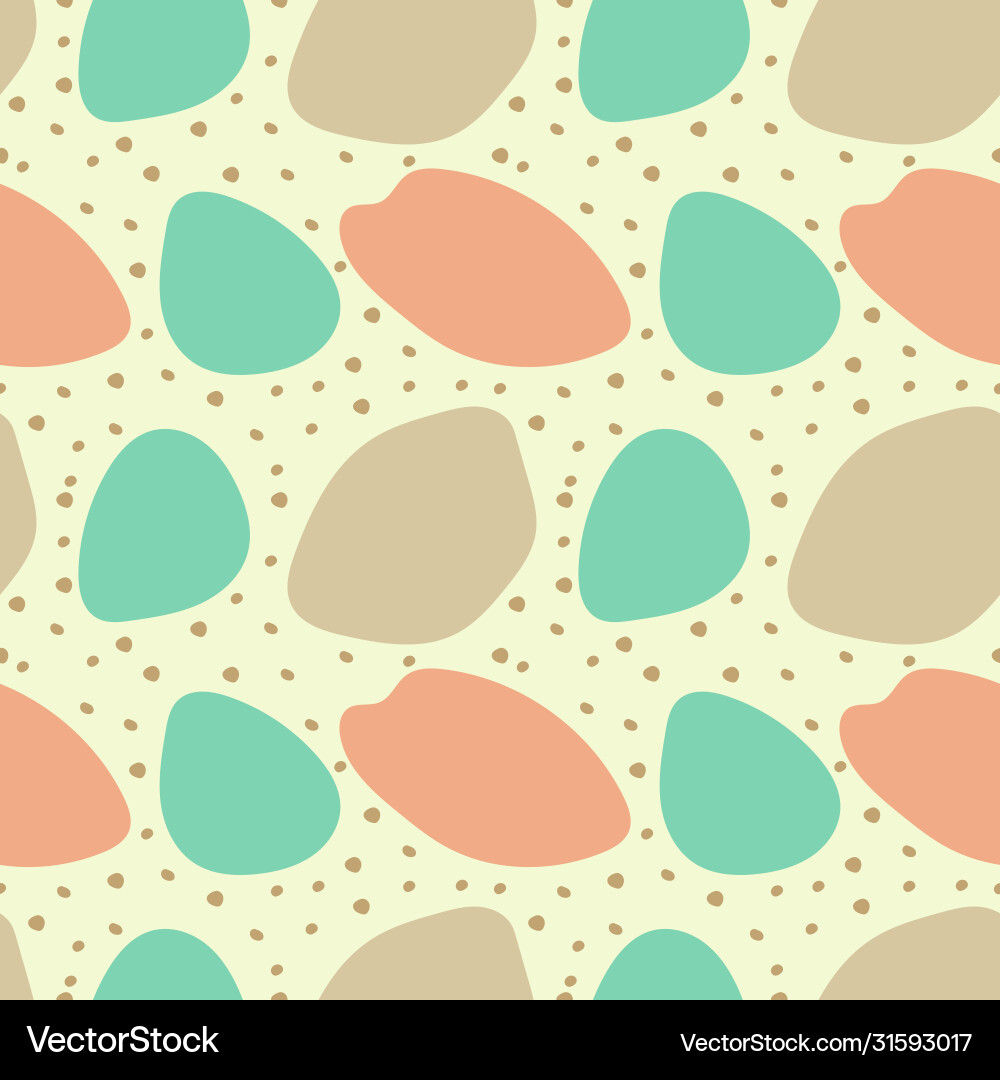 Seamless pattern with abstract multicolored spots Seamless pattern with abstract multicolored spots vector image