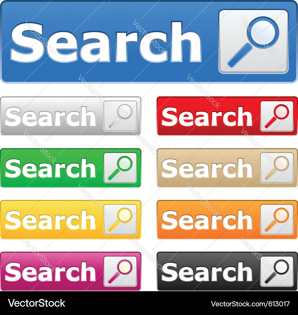 Search buttons Vector Image