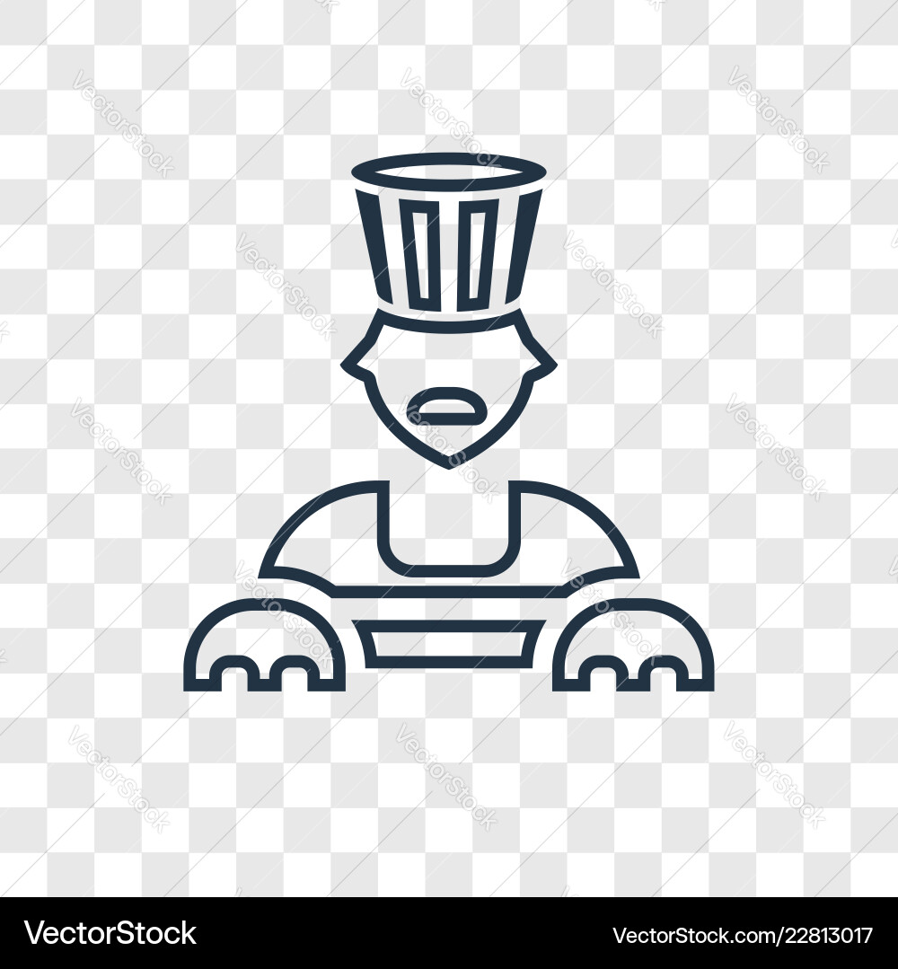 Sphinx concept linear icon isolated Sphinx concept linear icon isolated Vector Image