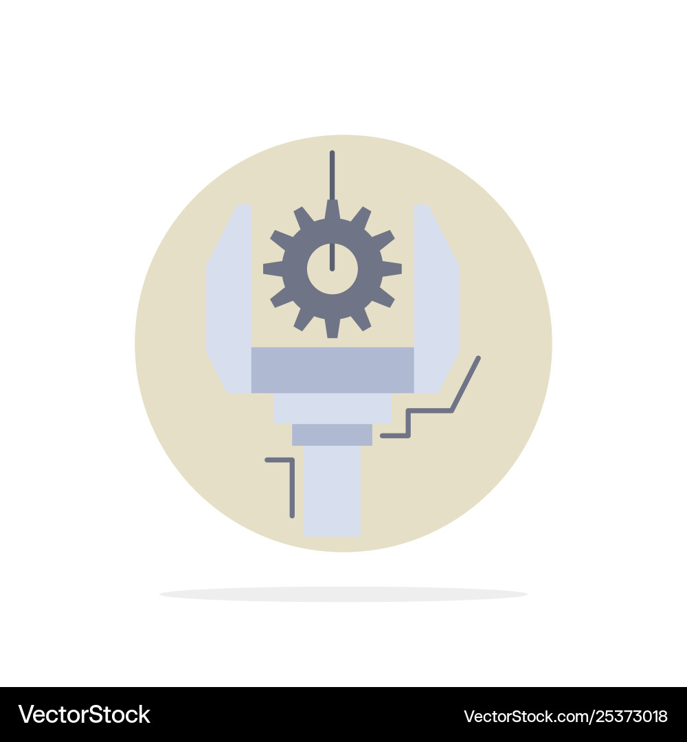 Automation industry machine production robotics Vector Image
