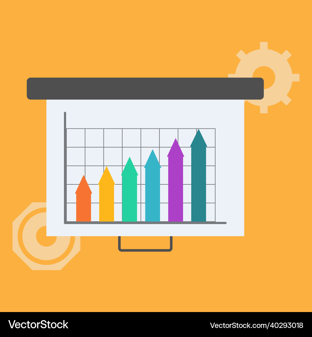 Design showing data infographics visualizations Design showing data infographics visualizations vector image