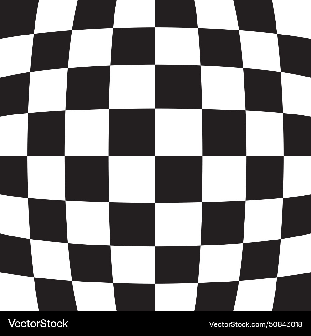 Seamless pattern of groovy chessboard vector image
