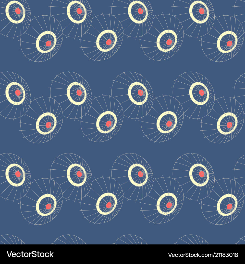 Seamless pattern with paths japan umbrellas Seamless pattern with paths japan umbrellas vector image