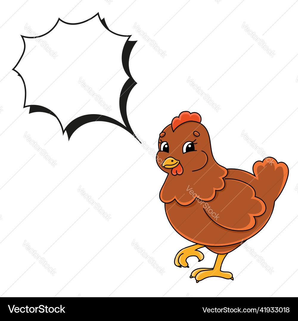 Speech bubble of different shape with a cute Speech bubble of different shape with a cute vector image