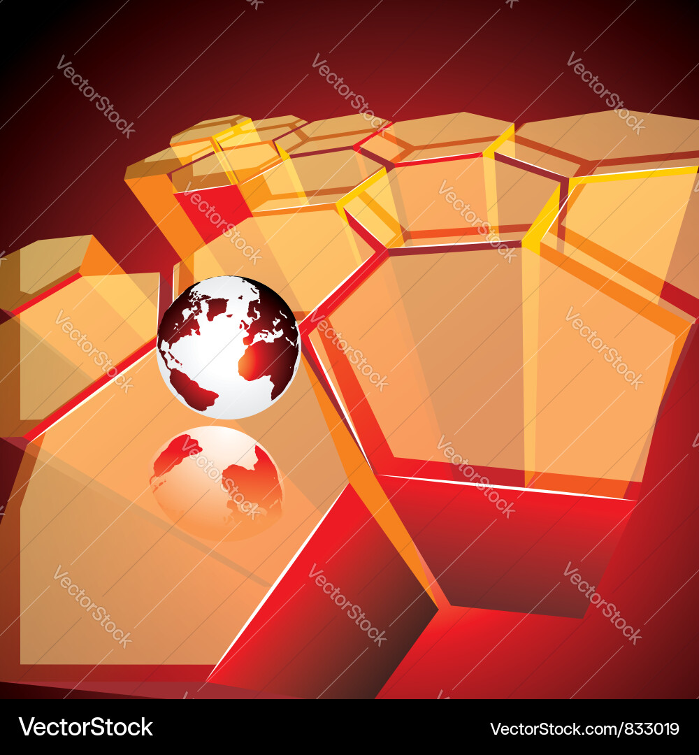 Abstract gradient mesh background vector image