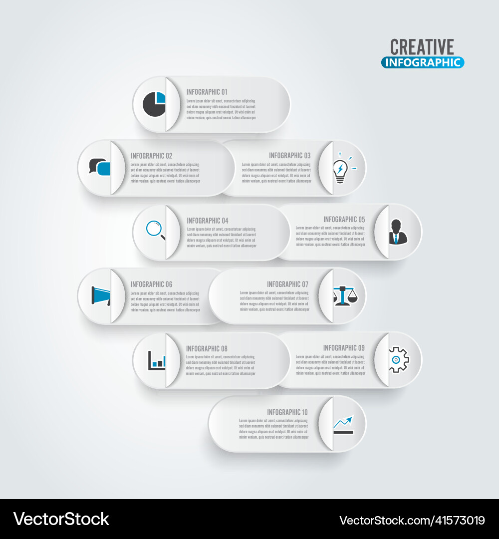 Business data visualization process paper chart vector image