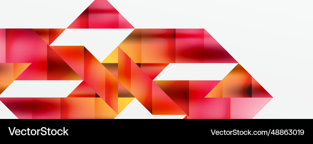 Captivating abstraction triangles Vector Image