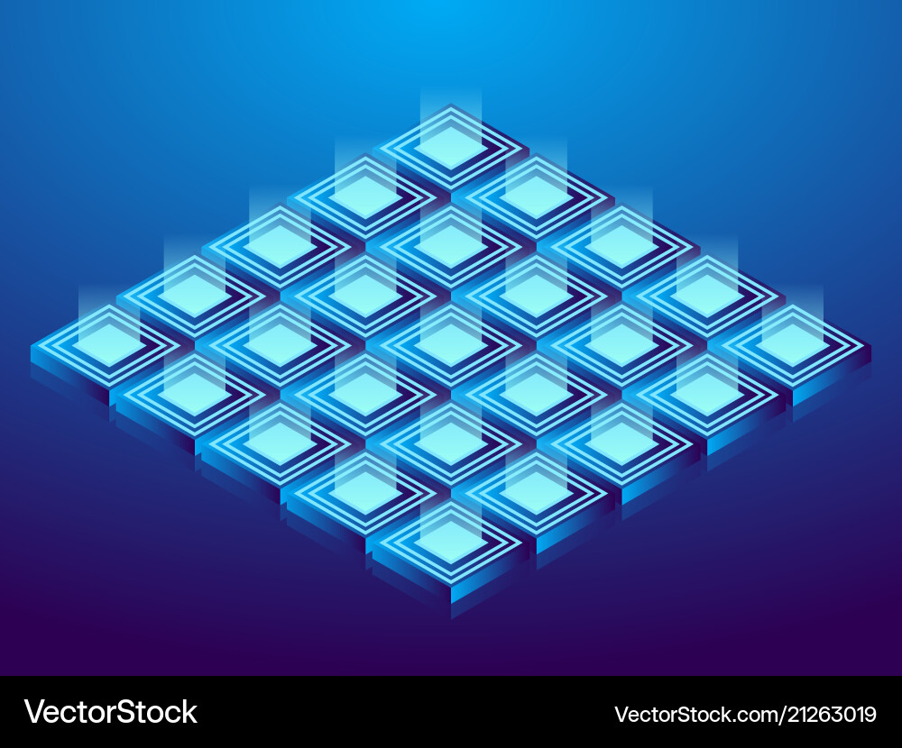 Cryptocurrency and blockchain Cryptocurrency and blockchain vector image