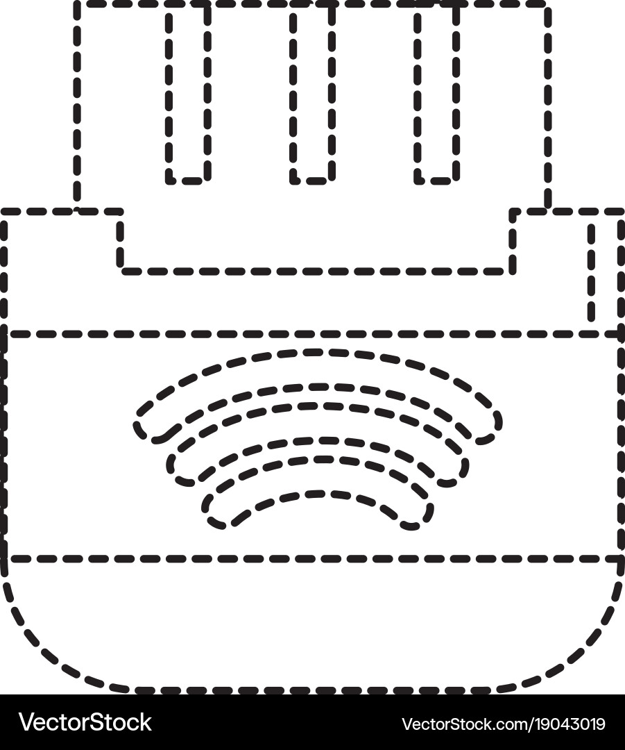 Dotted shape usb memory technology to save data vector image