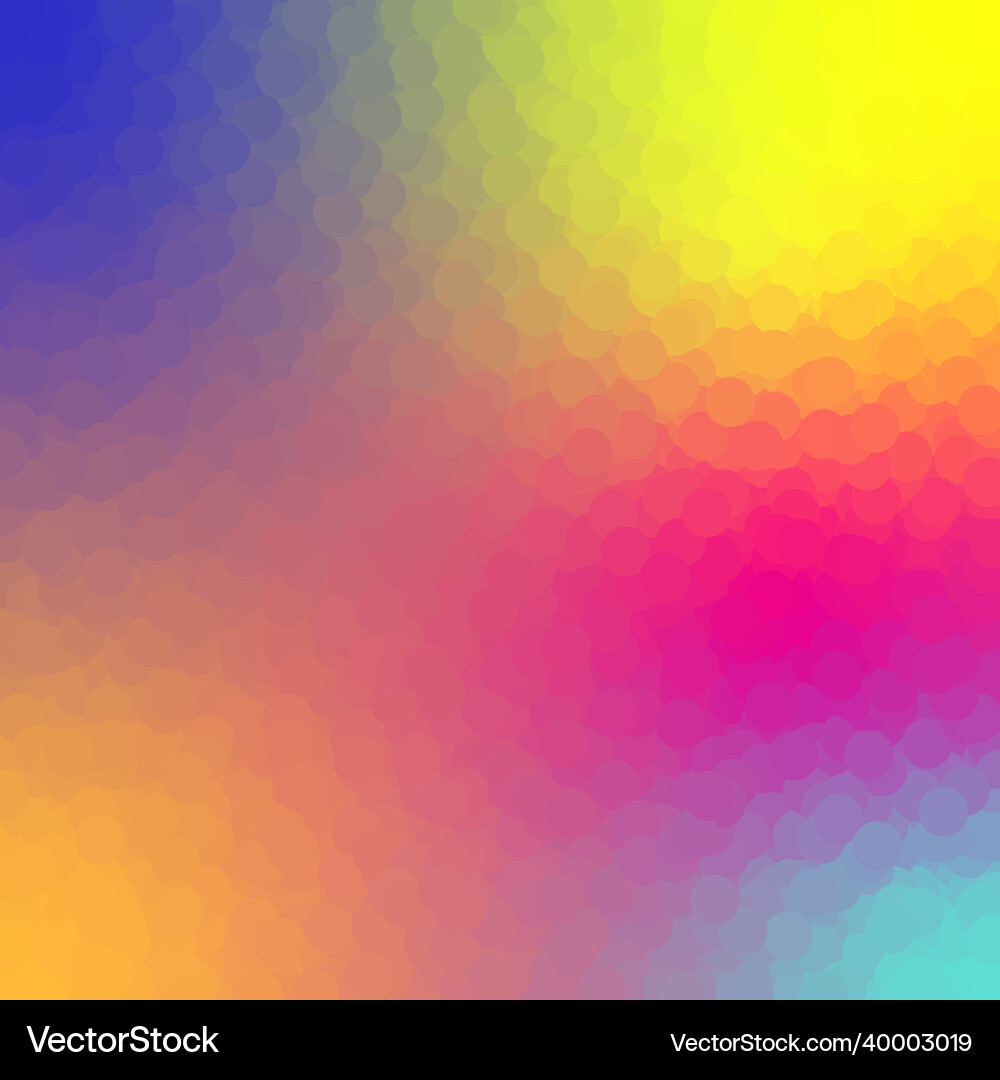Gradient multicolor background with mosaic texture Gradient multicolor background with mosaic texture vector image