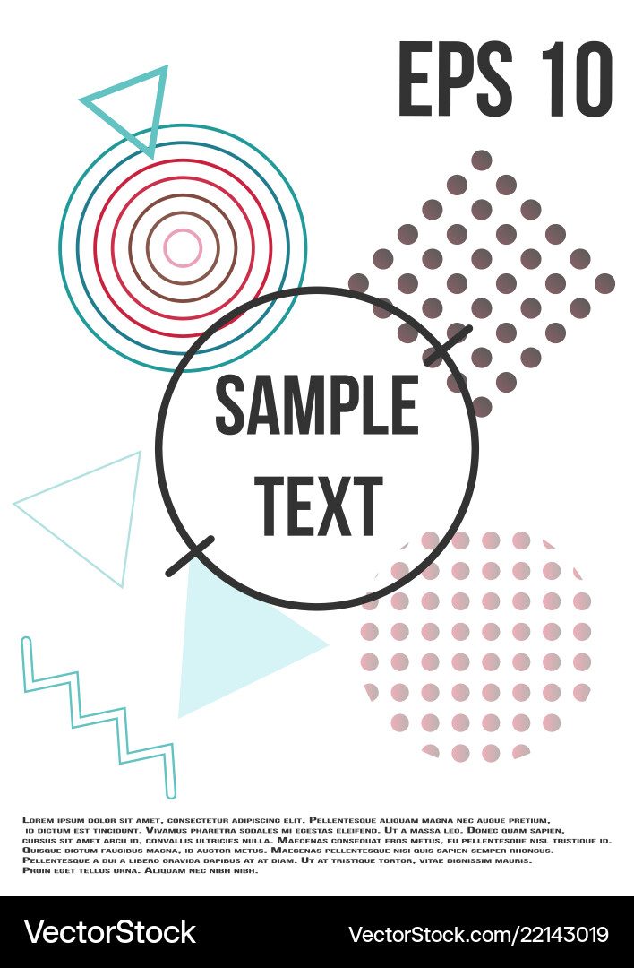 Minimum geometric coverage Vector Image