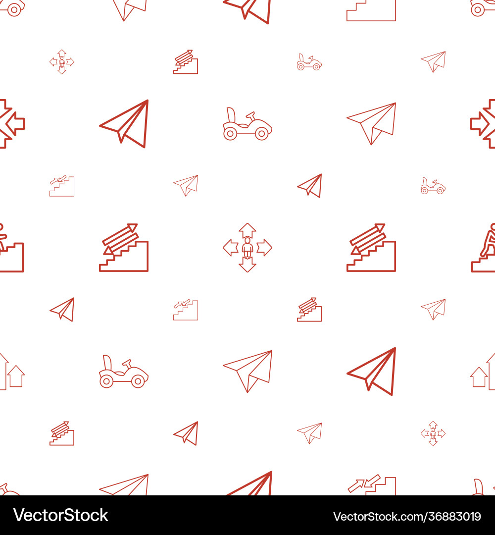 Move icons pattern seamless white background Vector Image