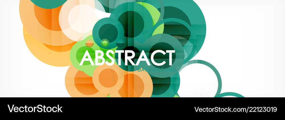 Overlapping circles design background Overlapping circles design background Vector Image