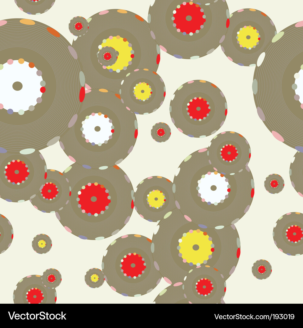 Retro Circle Pattern vector image