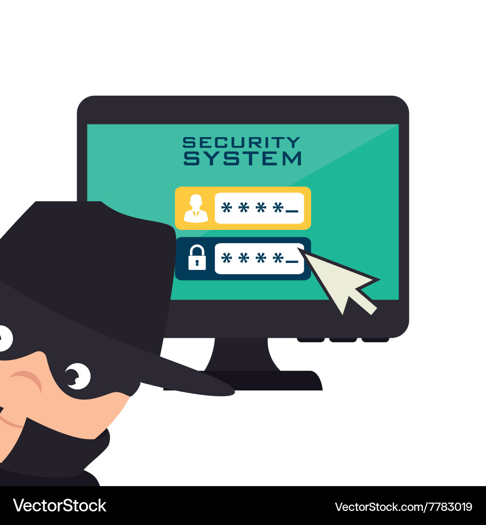 Security system design Vector Image