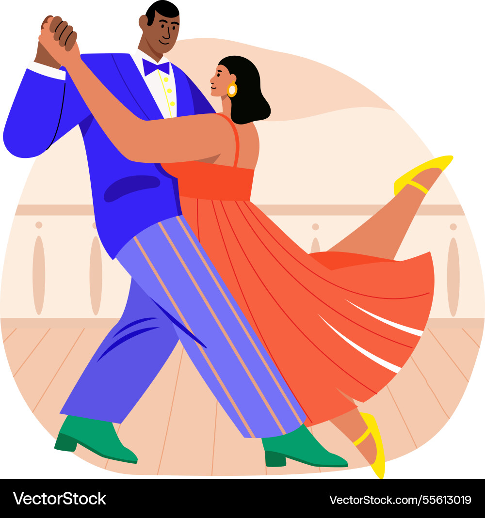 Tango performance Vector Image