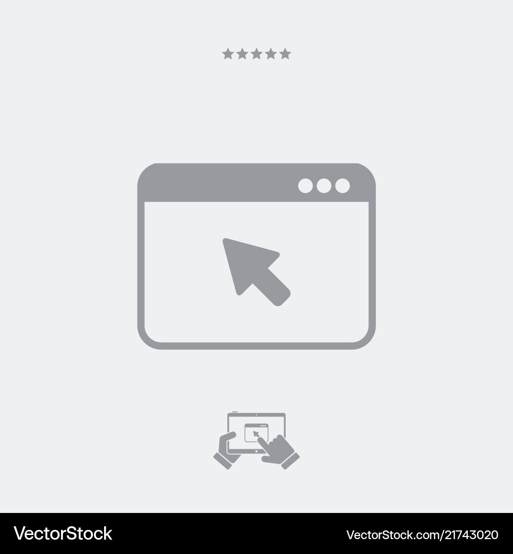 Browser und Pointer Browser und Pointer vektorbild