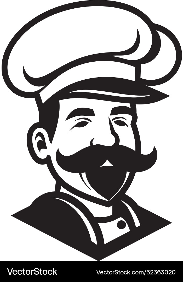 Chef in various poseschef character avatar set Vector Image