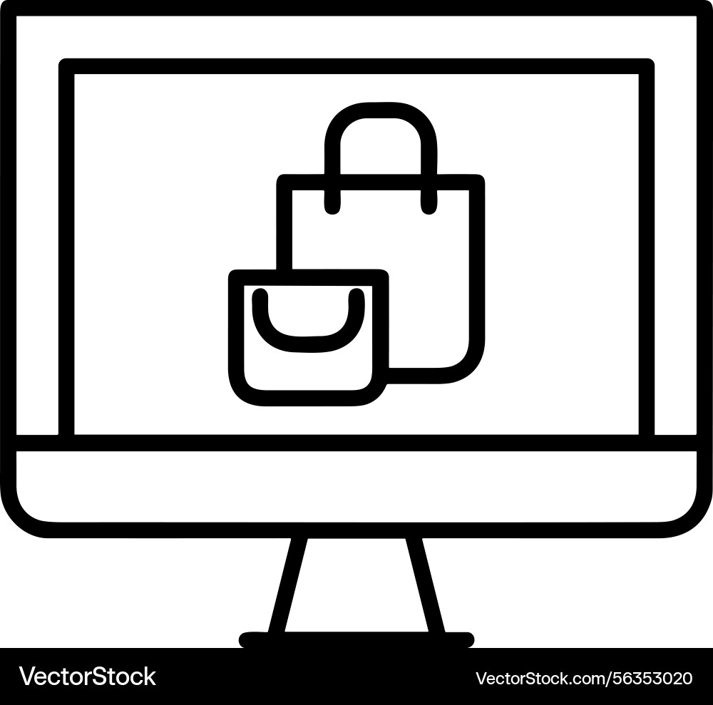 Computer icon symbol image Computer icon symbol image Vector Image