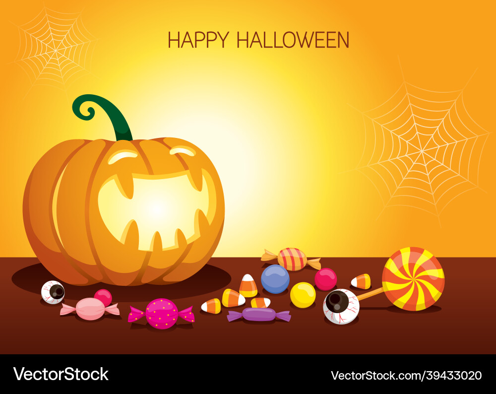 Halloween Kürbisse Laterne glänzend hell Halloween Kürbisse Laterne glänzend hell vektorbild