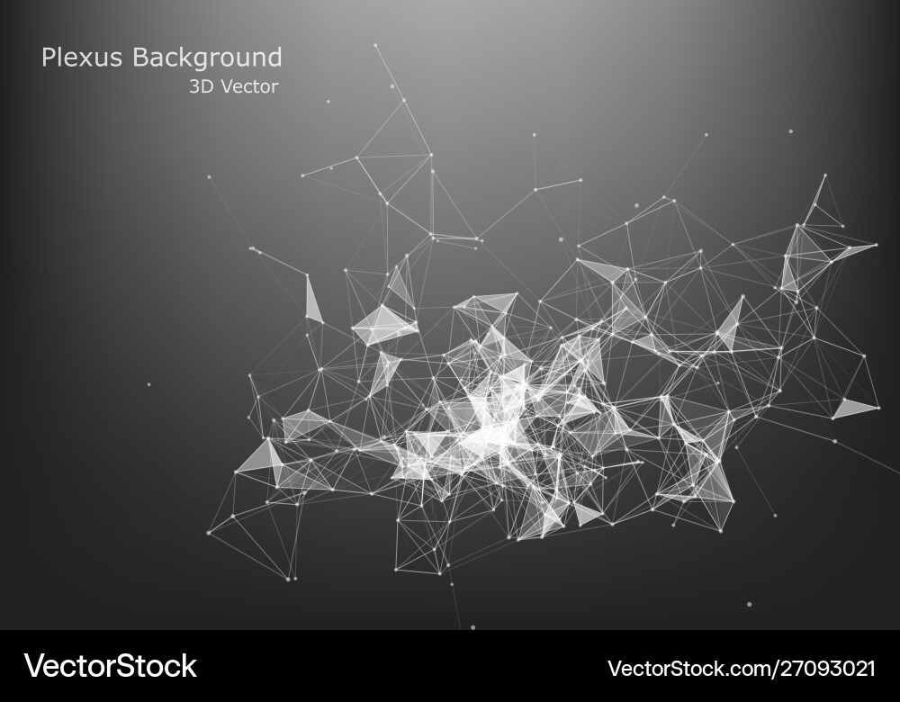 Abstract illuminated particles and lines plexus Abstract illuminated particles and lines plexus vector image