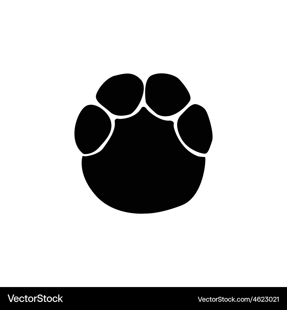 Elephant footprint Royalty Free Vector Image - VectorStock