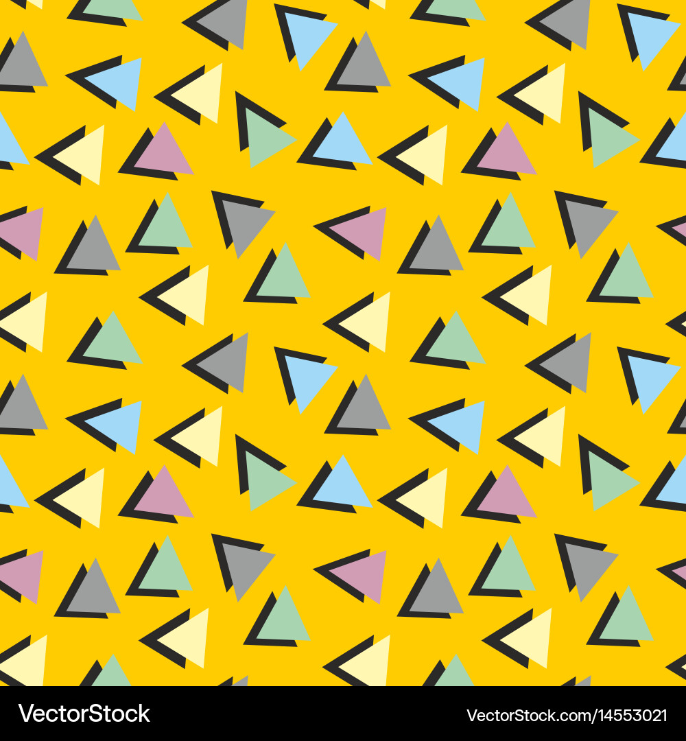 Geometric Triangle Pattern vector image