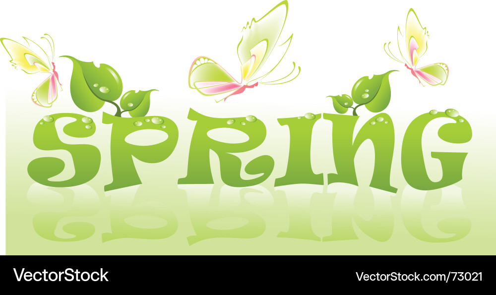 Spring vector image