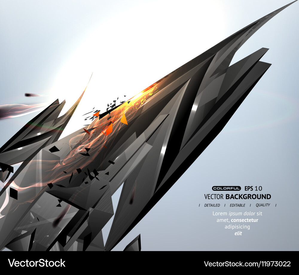 Abstract background design vector image