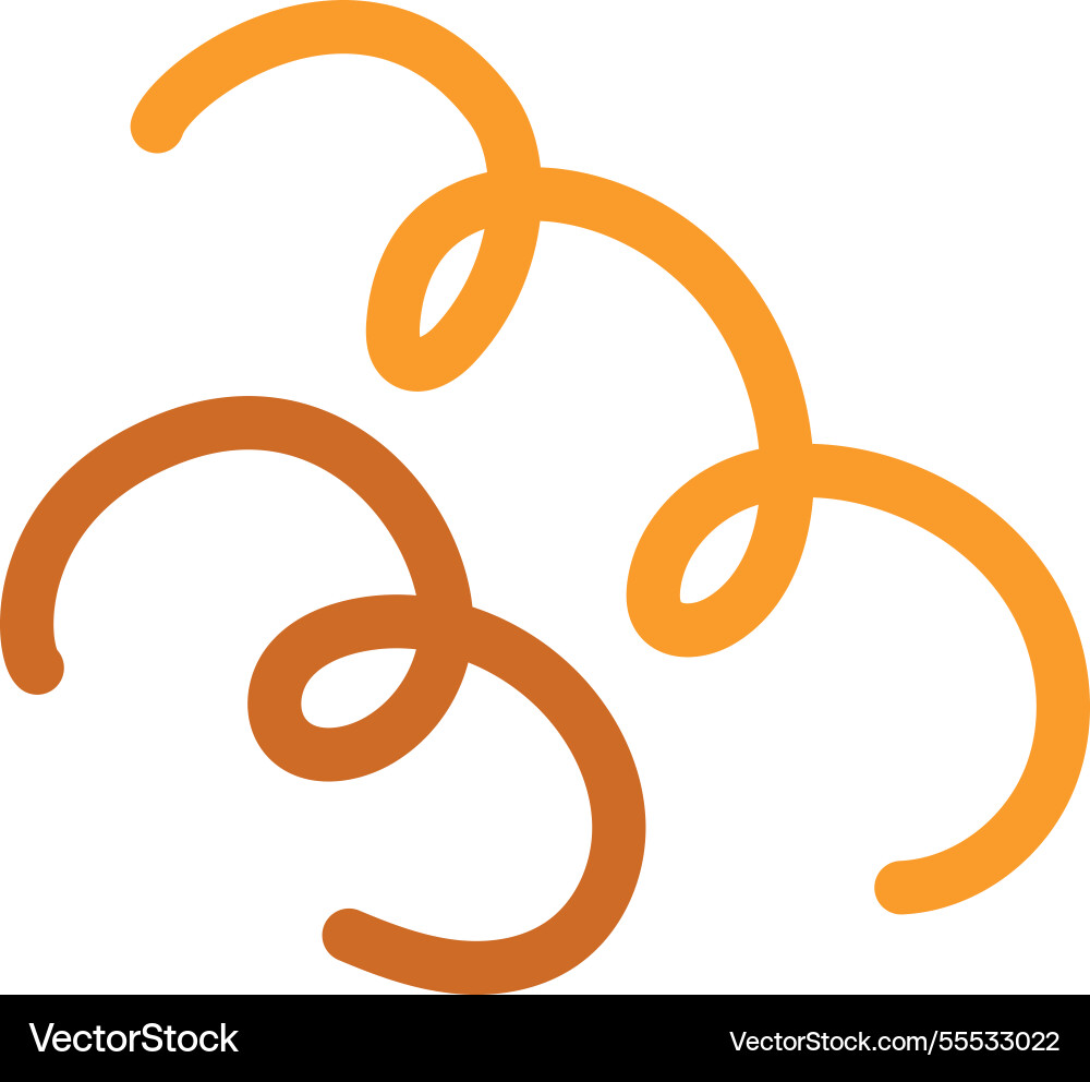 Abstract lines curved loops freeform motion Vector Image