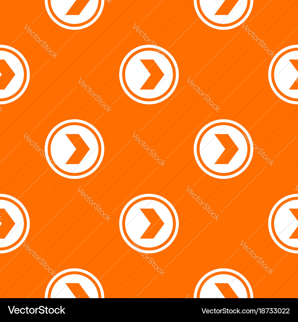Arrow to right in circle pattern seamless vector image