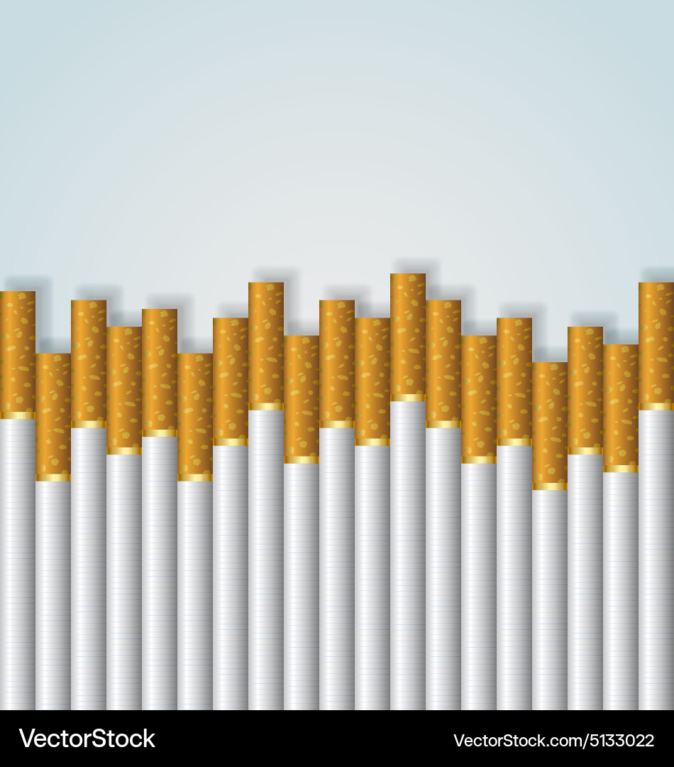 Cigarette background – Royalty-Free Vector