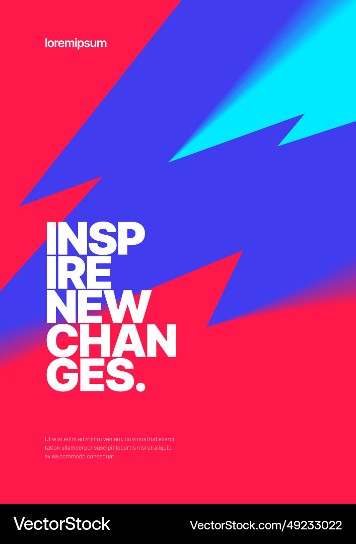 Layout template for events or business related Vector Image