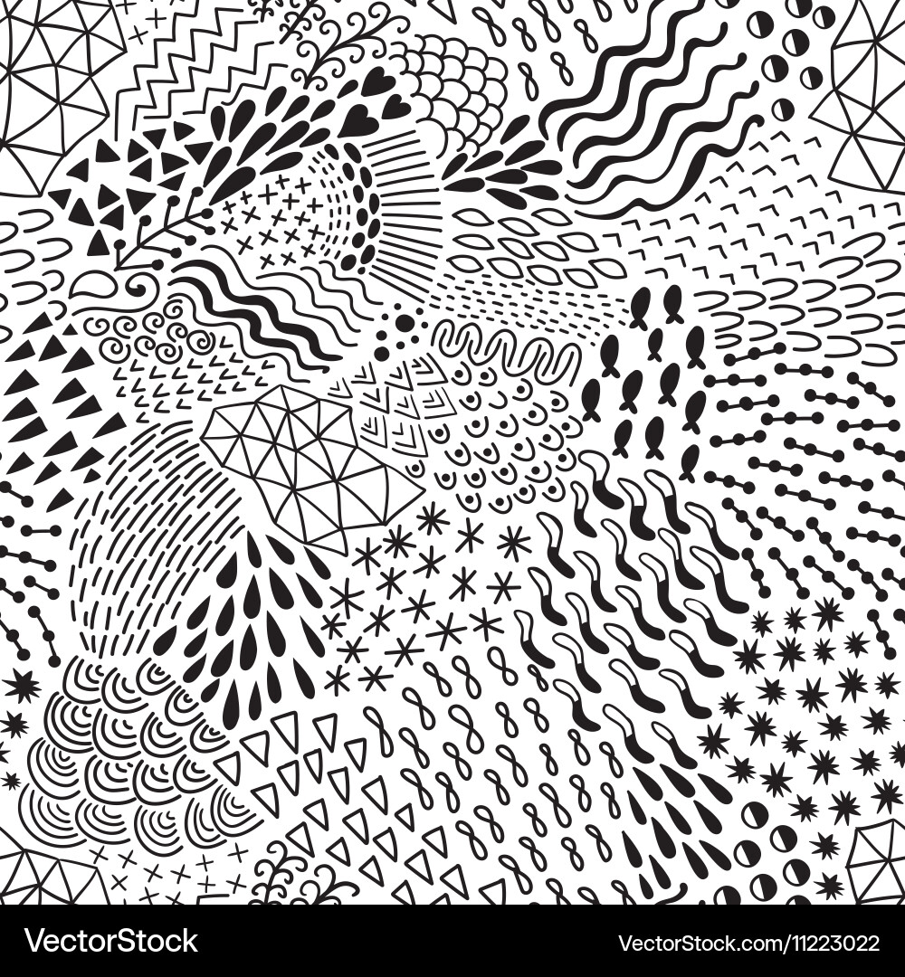 Seamless abstract pattern in retro memphis style Vector Image
