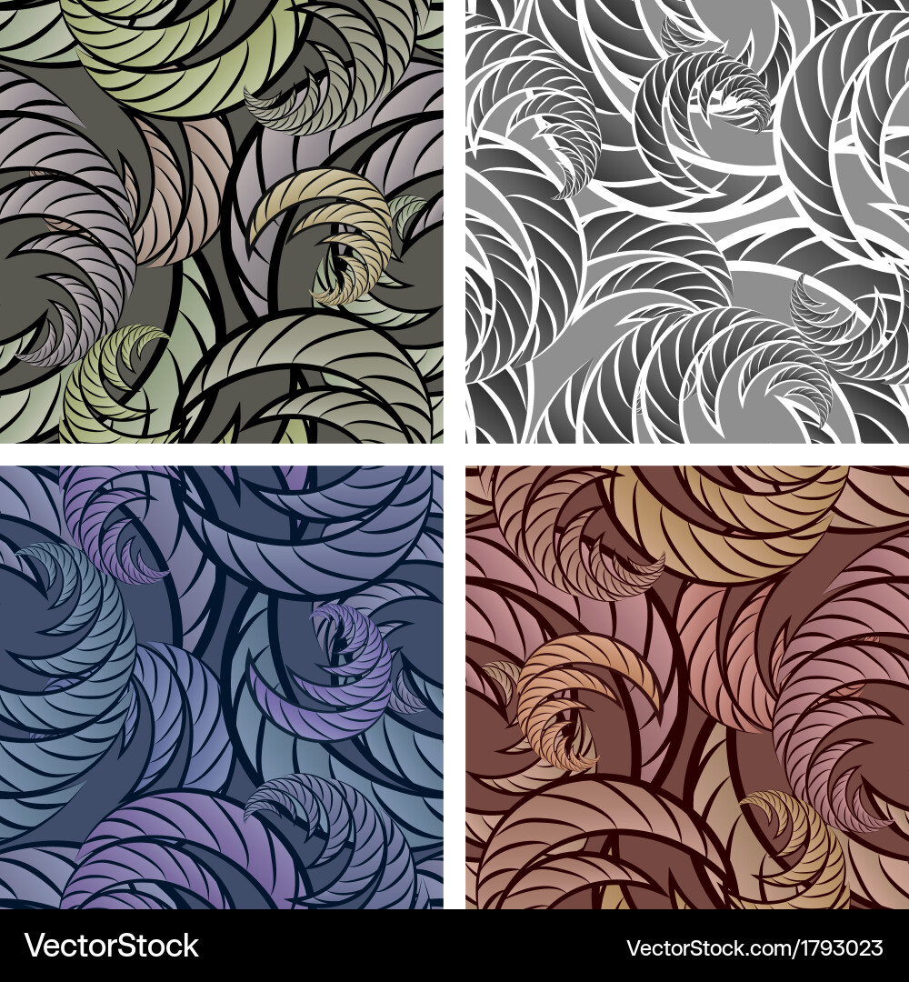 Abstract Gradient Swirl Pattern vector image