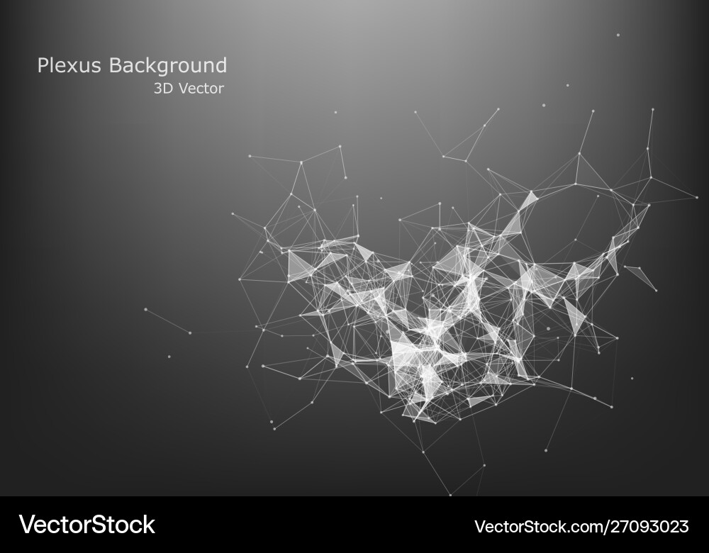 Abstract illuminated particles and lines plexus Abstract illuminated particles and lines plexus vector image