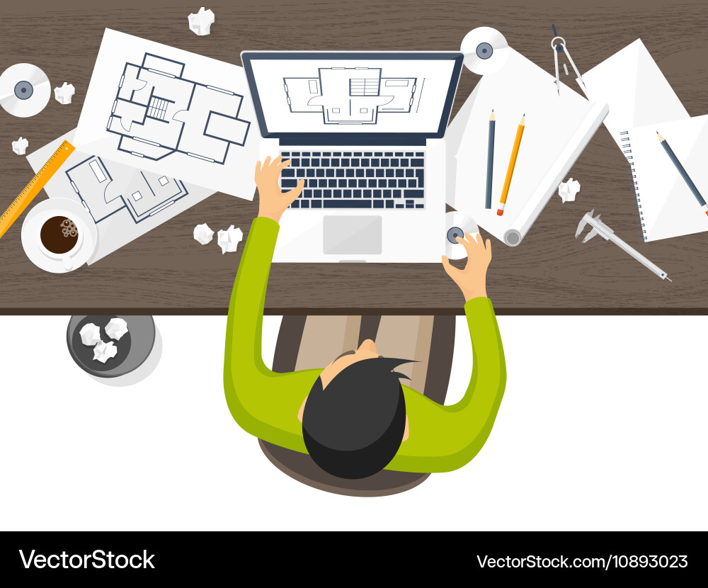 Engineering and architecture Vector Image