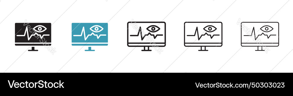 Icon-Set Computer Dashboard Daten Icon-Set Computer Dashboard Daten vektorbild