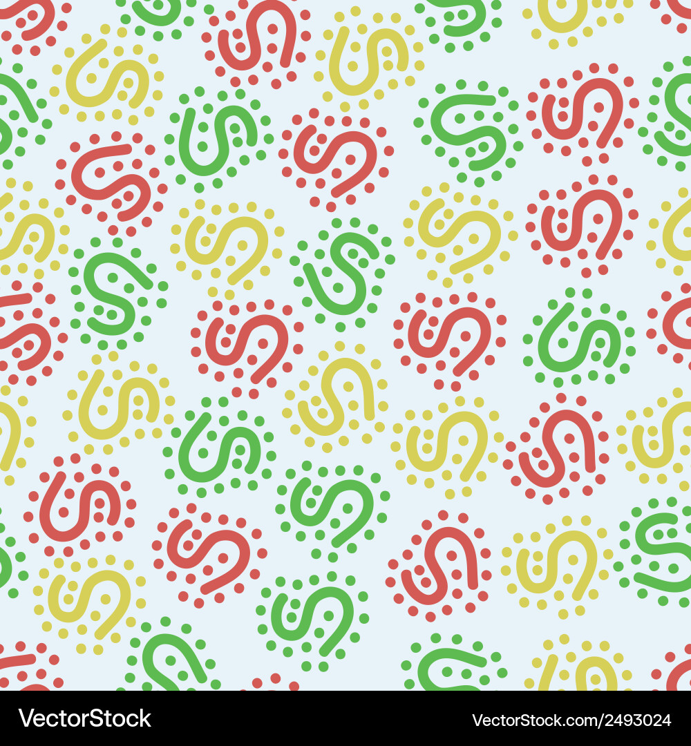 Abstract seamless pattern vector image