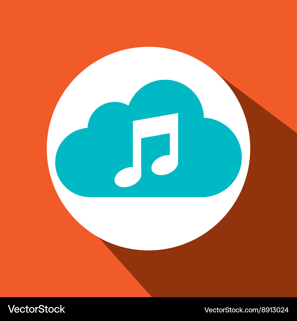 Cloud computing design Vector Image