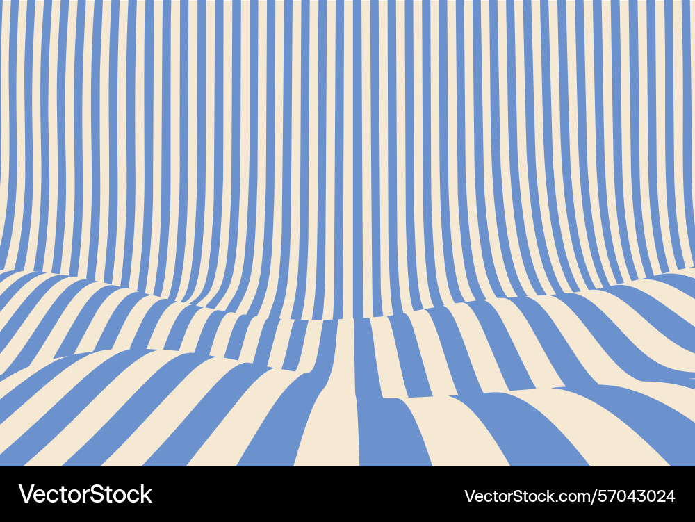 Groovy waves pattern in orange and beige creating Groovy waves pattern in orange and beige creating vector image