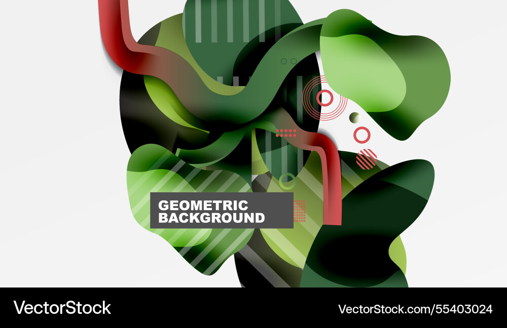Vibrant abstract background overlapping shapes Vibrant abstract background overlapping shapes vector image
