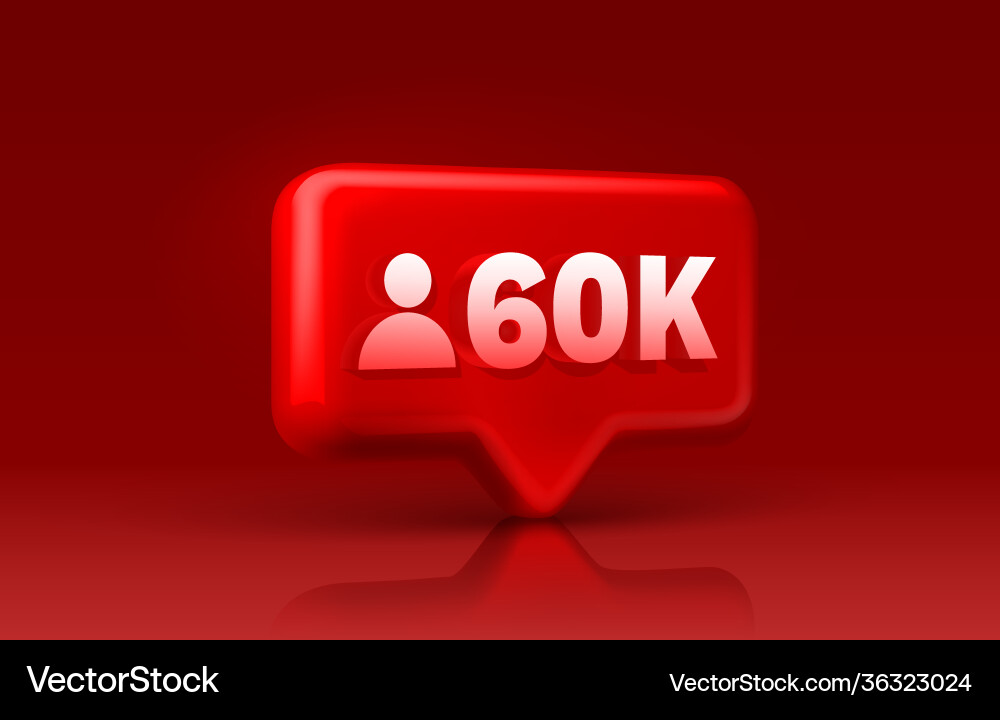 Vielen Dank Follower peoples 60k online social Vielen Dank Follower peoples 60k online social vektorbild
