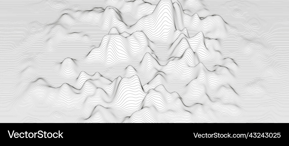 Abstract background with distorted line shapes Abstract background with distorted line shapes vector image