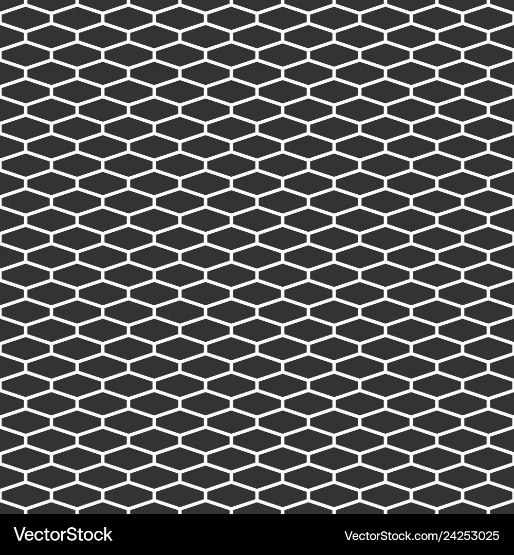 Abstract seamless pattern of elongated hexagon vector image