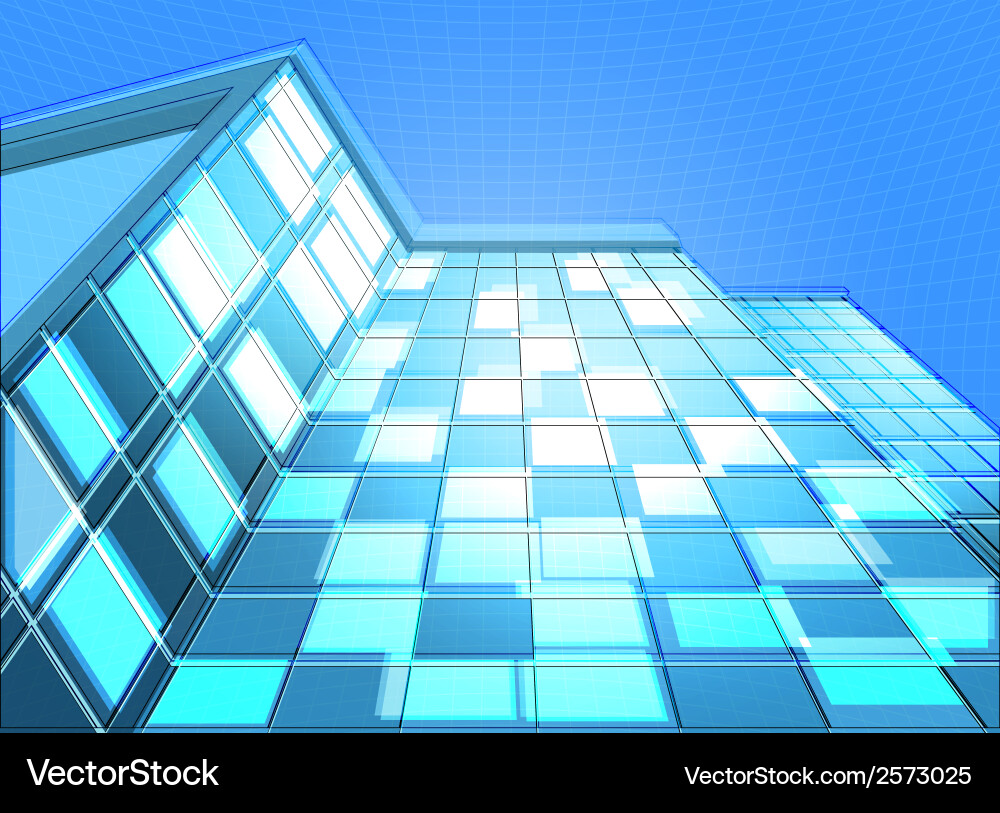 Architecture abstract background vector image
