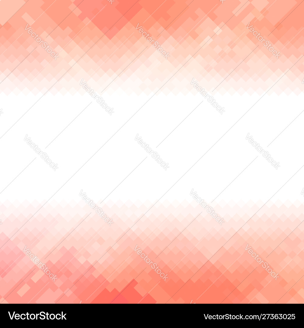 Red polygonal background rumpled square pattern Vector Image
