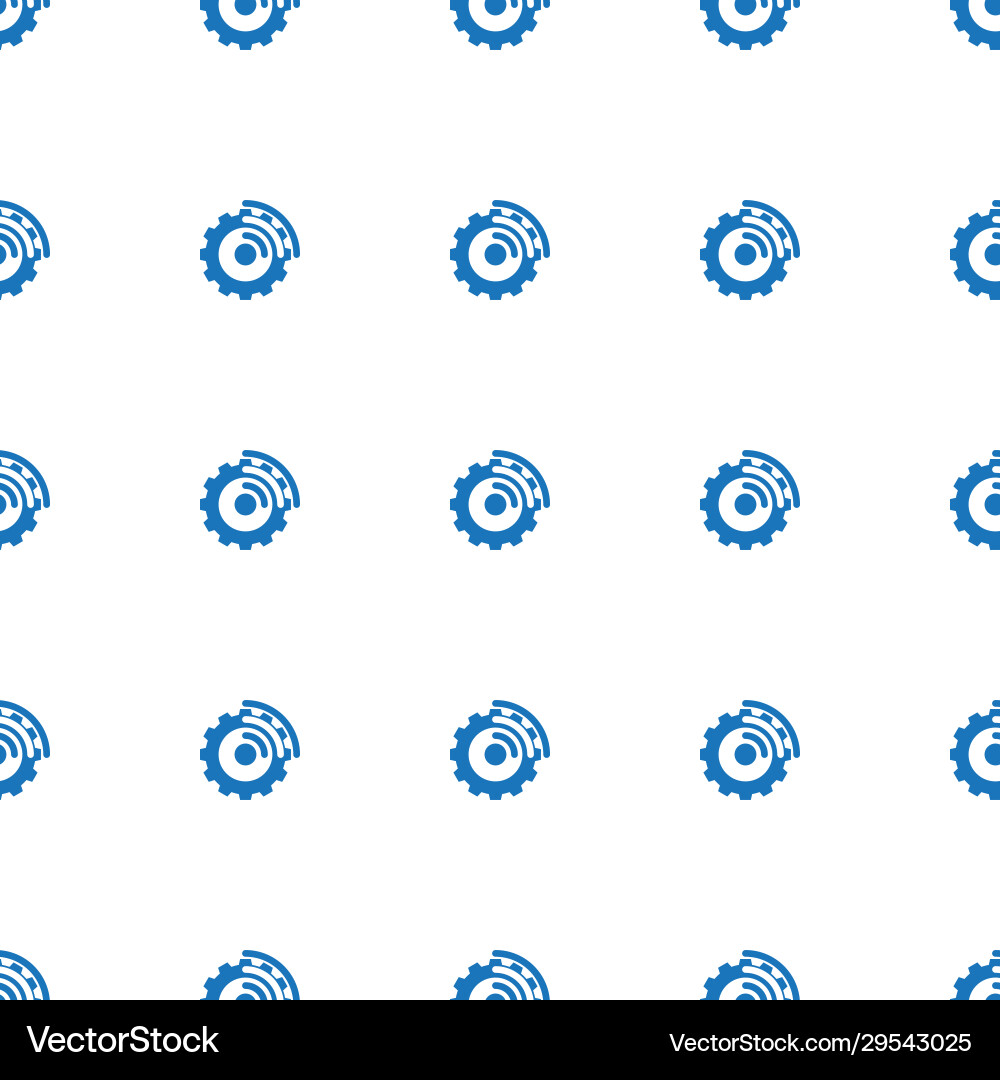 Streaming software icon pattern seamless isolated Vector Image
